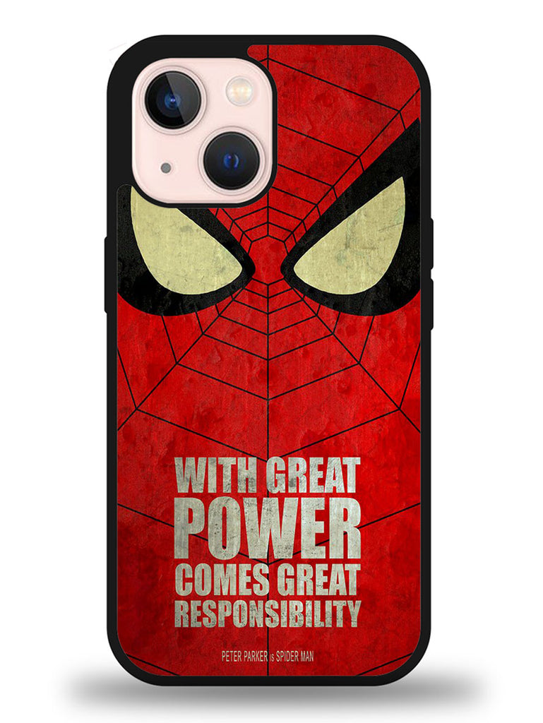 Quotes Spider-Man iPhone 13 Case