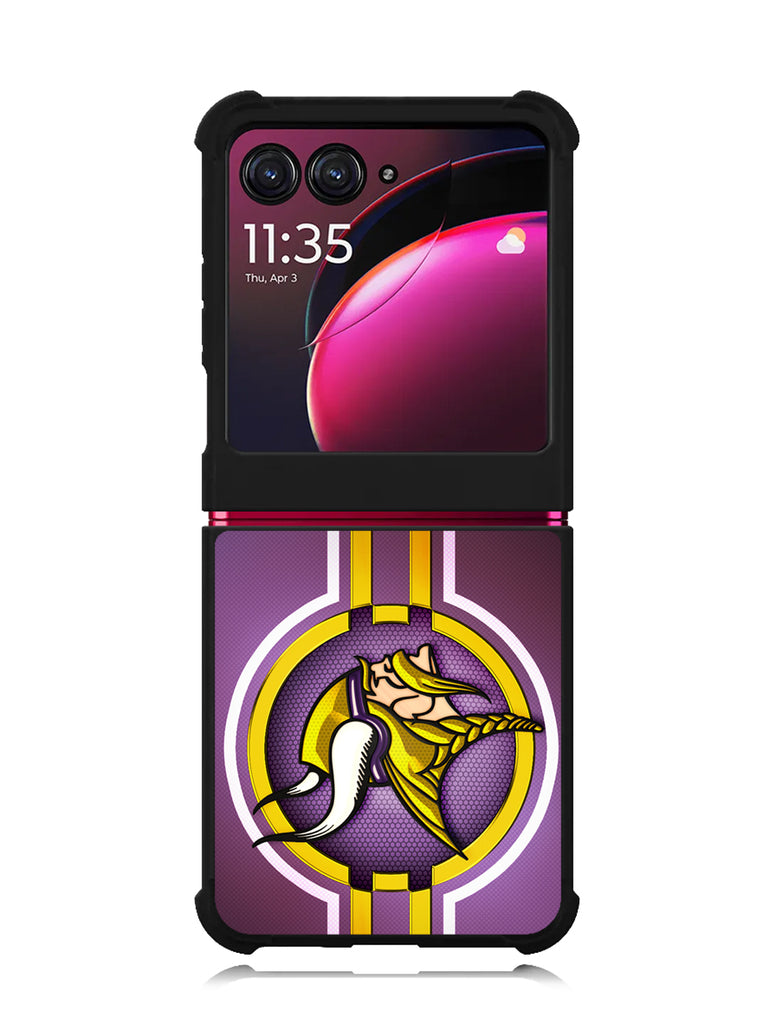 Minnesota Vikings Logo Motorola Moto Razr Plus 2023 , Moto Razr+ 2023 Case