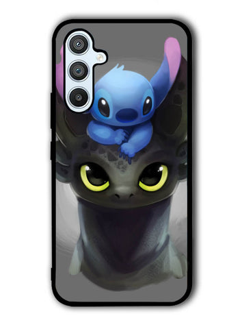 toothless and stitch  Samsung Galaxy A54 A53 A52 A42 A34 A32 A23 A22 A21 A14 A13 A12 A04s A03s A02s 5G 4G Case