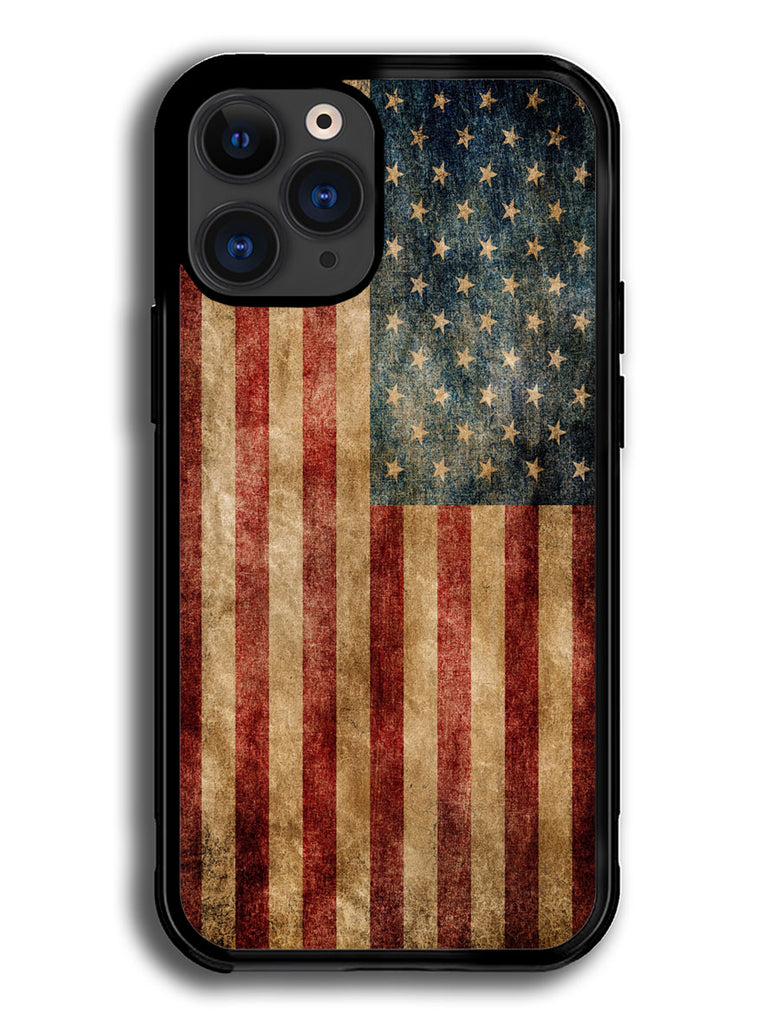 Vintage American Flag iPhone 13 Pro Max Case