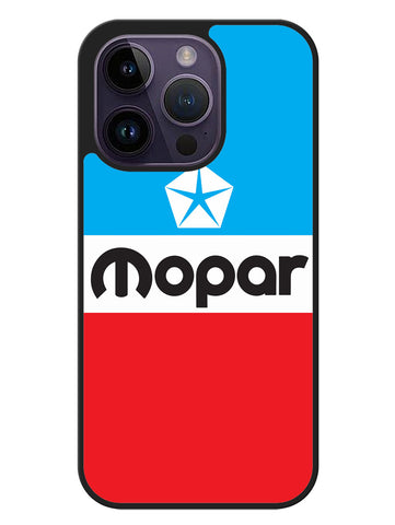 Mopar Black Logo iPhone 14 Pro Max Case