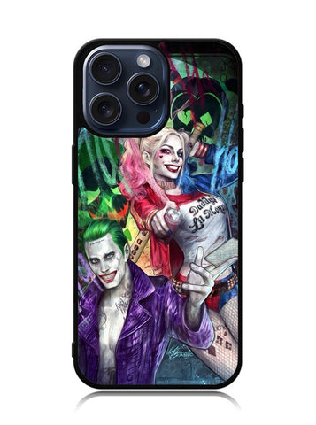 Harley Quinn And The Joker iPhone 15 14 13 12 11 Pro Max Plus Mini SE XR Case