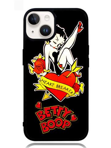 Betty Boop Heart Breaker iPhone 14 Case