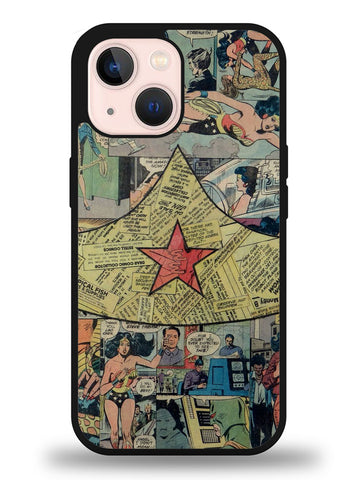 Wonder Woman Collage iPhone 13 Mini Case