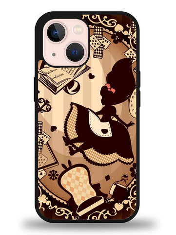 Alice in Wonderland Brown iPhone 13 Case