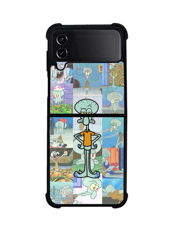 Squidward Spongebob Wallpaper Samsung Galaxy Z Flip 4 5G Case