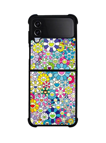 Takashi Murakami Flower Samsung Galaxy Z Flip 3 4 5 , Z Fold 3 4 5 5G Case