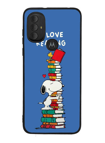 Snoopy and Woodstock Reading Book Motorola Moto G Pure 2021 , Moto G Power 2022 Case CN0219