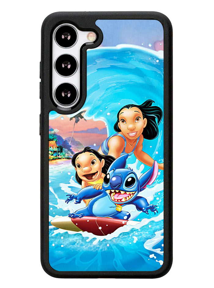 lilo stitch Wallpaper Samsung Galaxy S23 Plus 5G Case