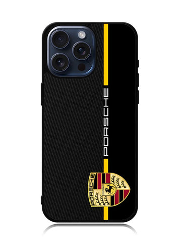 Porsche Stripe Carbon iPhone 15 Pro Case CN2788