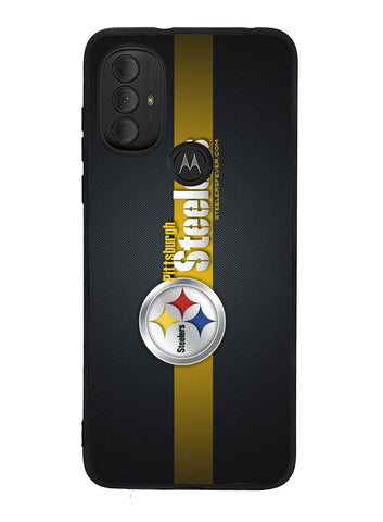 Pittsburgh Steelers Carbon Metal Motorola Moto G Pure 2021 , Moto G Power 2022 Case CN1078