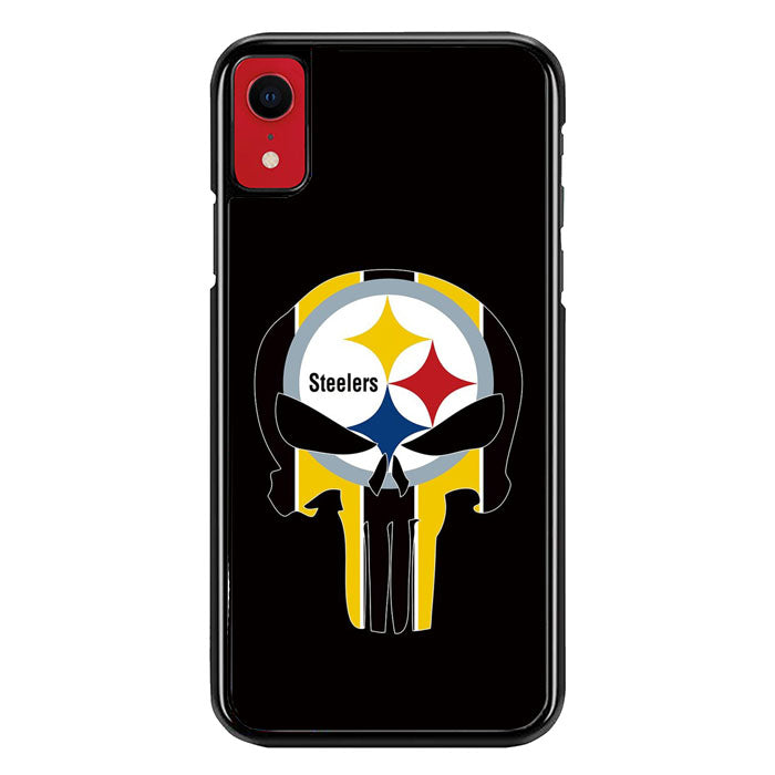 Pittsburgh Steelers skull flags iPhone XR Case CN1055