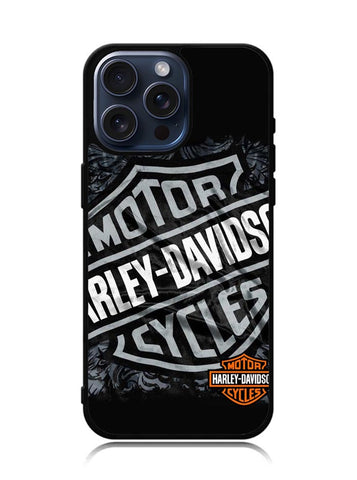 Motor Harley Davidson Logo iPhone 15 14 13 12 11 Pro Max Plus Mini SE XR Case