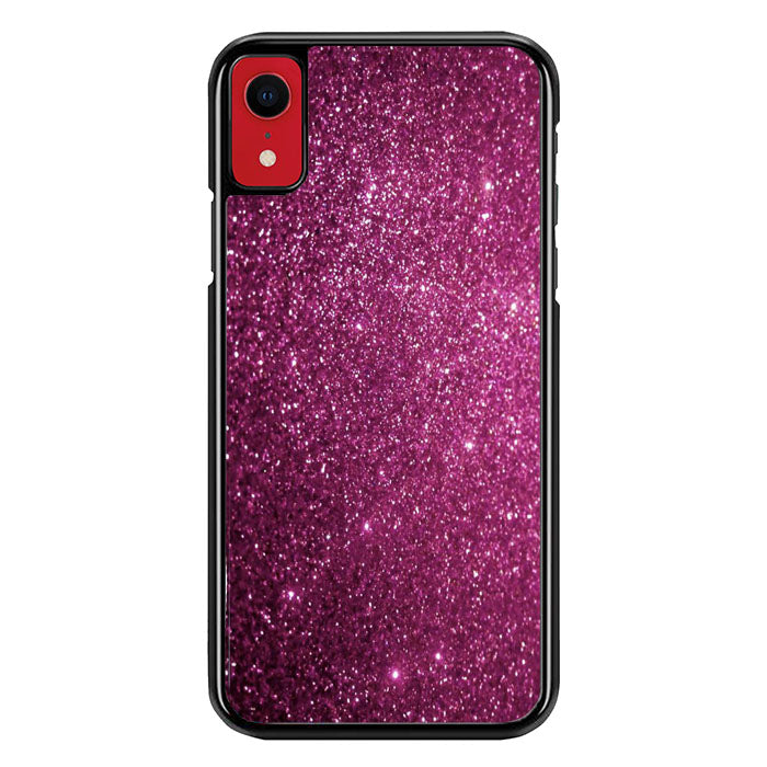 Purple Glitter iPhone XR Case CN1015